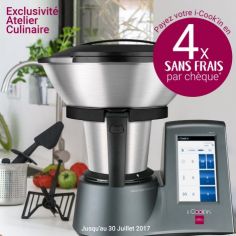 Robot de cuisine connecté i-Cook'in