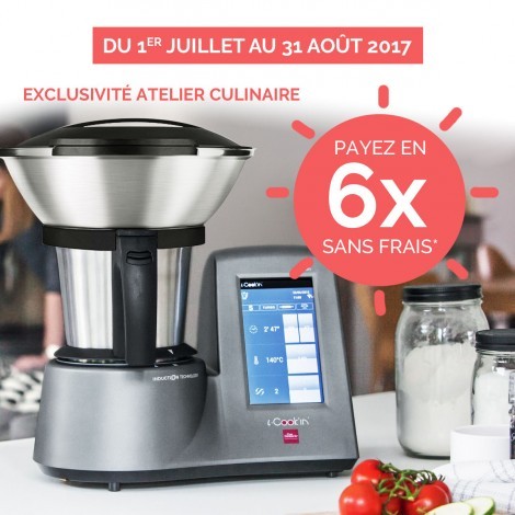 Robot de cuisine connecté i-Cook'in